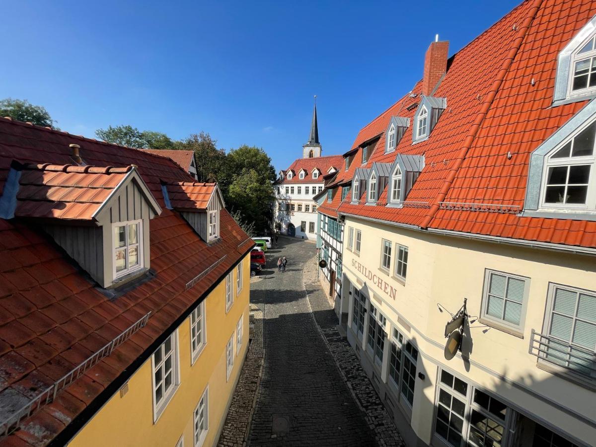 Ferienwohnung Augenblick - Stylisches Apartment In Der Besten Altstadtlage Von Erfurt Eksteriør billede