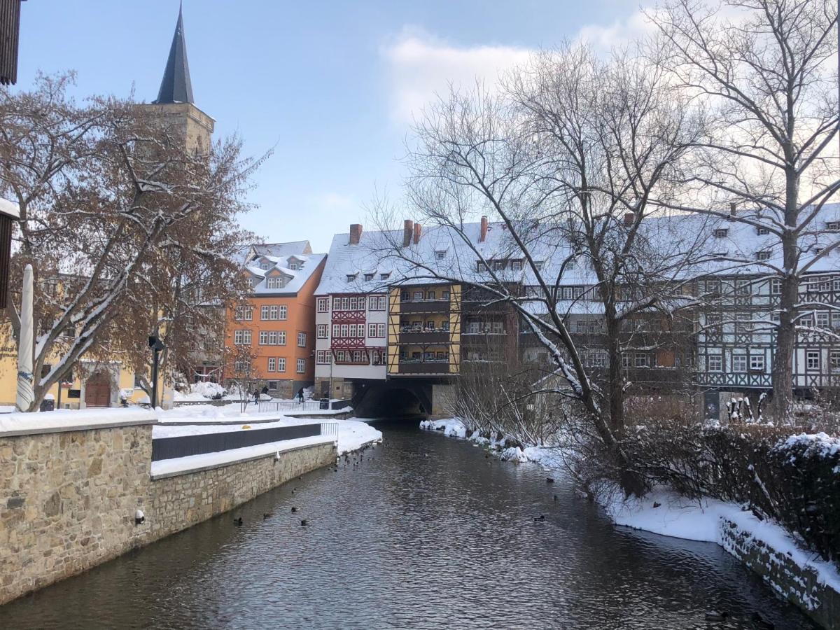 Ferienwohnung Augenblick - Stylisches Apartment In Der Besten Altstadtlage Von Erfurt Eksteriør billede