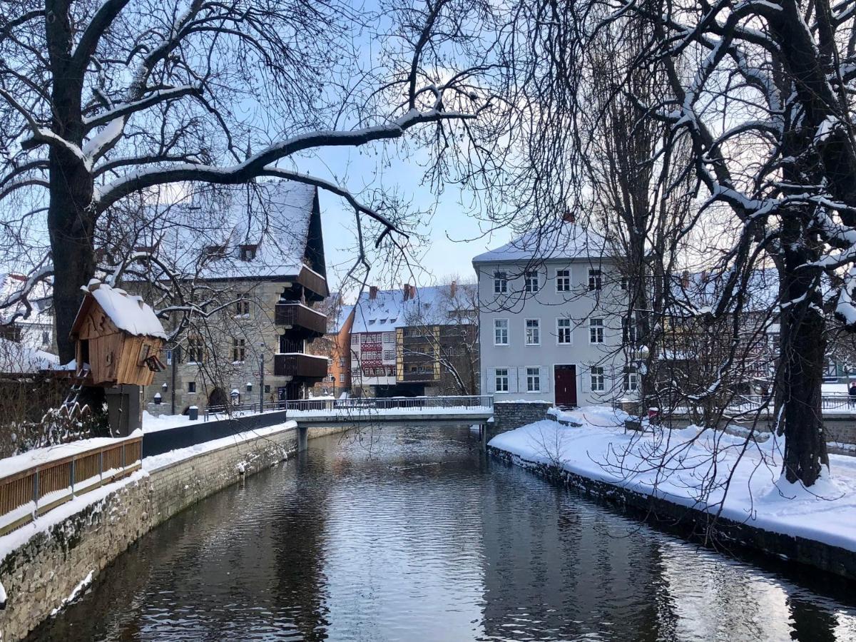 Ferienwohnung Augenblick - Stylisches Apartment In Der Besten Altstadtlage Von Erfurt Eksteriør billede