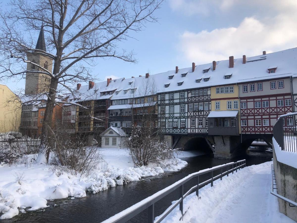 Ferienwohnung Augenblick - Stylisches Apartment In Der Besten Altstadtlage Von Erfurt Eksteriør billede