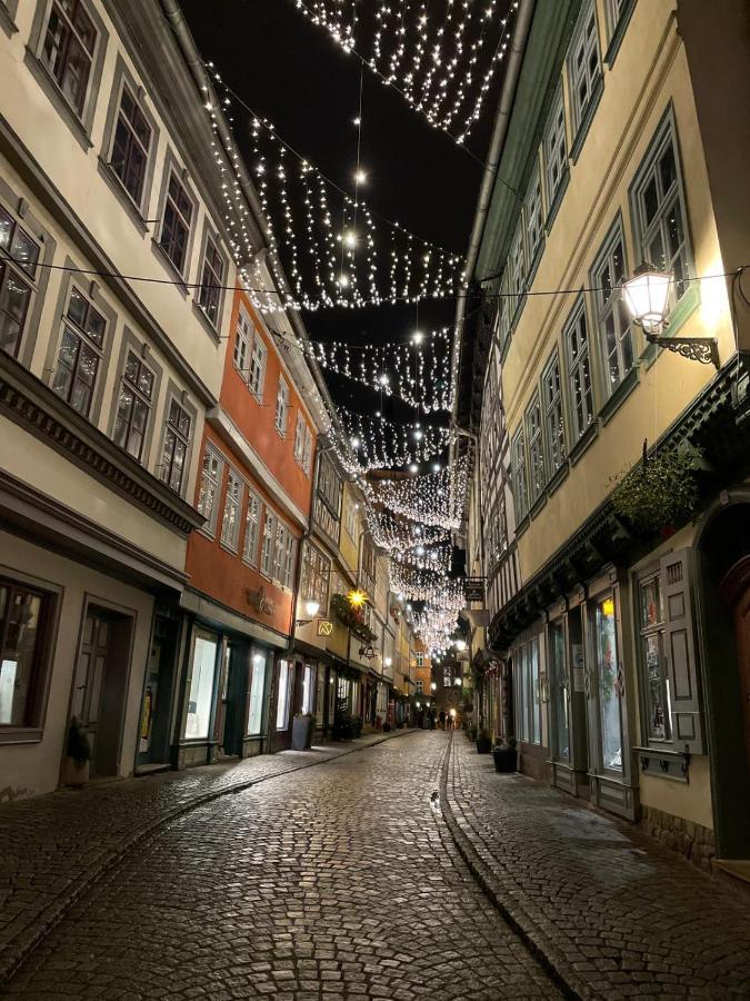 Ferienwohnung Augenblick - Stylisches Apartment In Der Besten Altstadtlage Von Erfurt Eksteriør billede
